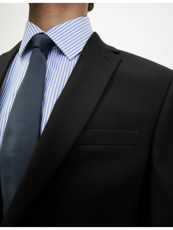 Marks & Spencer Fekete férfi sztreccs blézer Marks & Spencer