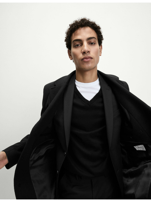 Marks & Spencer Fekete férfi sztreccs blézer Marks & Spencer