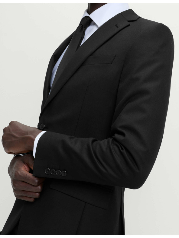 Marks & Spencer Férfi karcsúsított fekete öltönyzakó Marks & Spencer