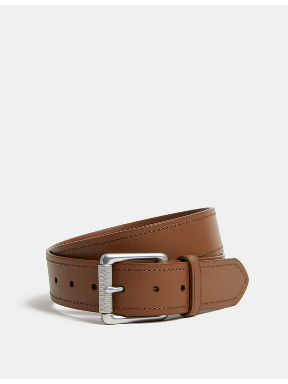 Marks & Spencer Bőr öv díszvarrással Marks & Spencer