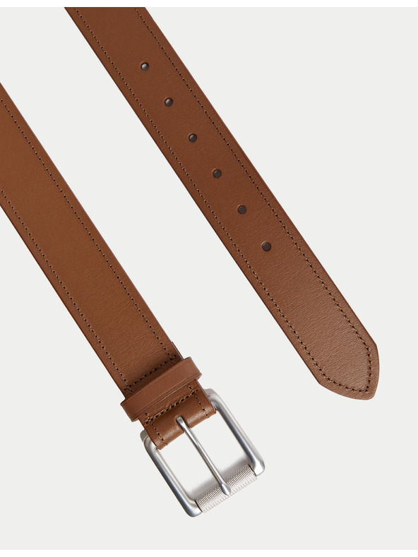 Marks & Spencer Bőr öv díszvarrással Marks & Spencer