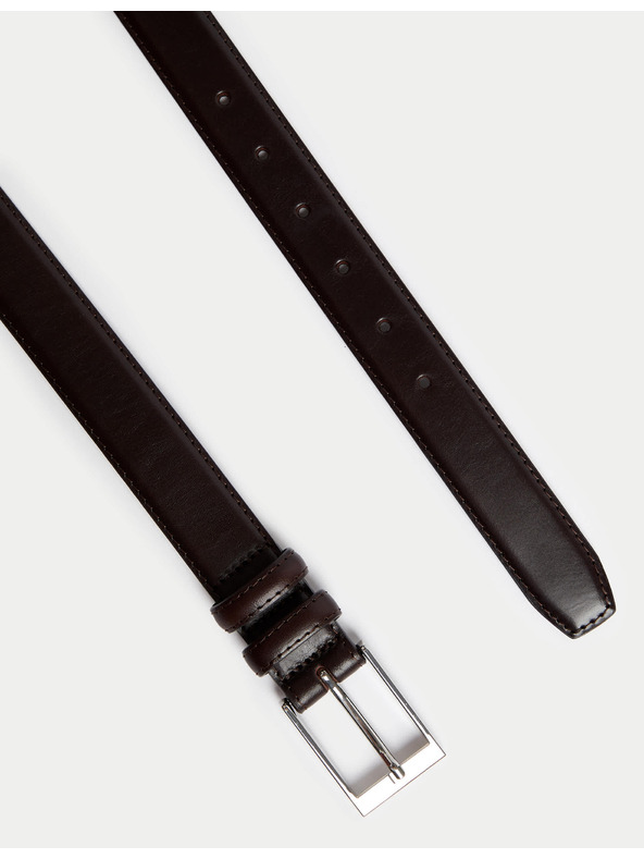 Marks & Spencer Elegáns bőr öv Marks & Spencer barna