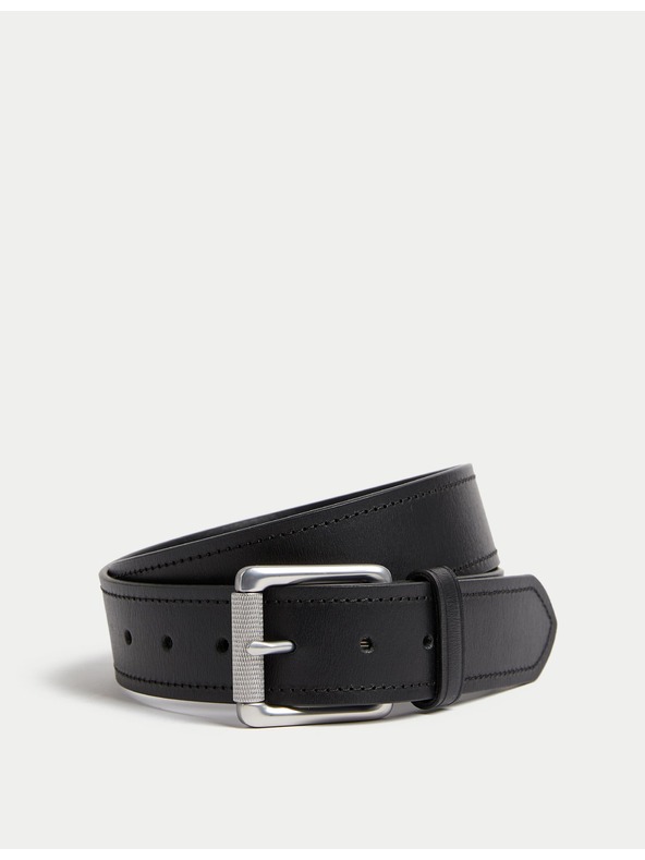 Marks & Spencer Bőr öv díszvarrással Marks & Spencer