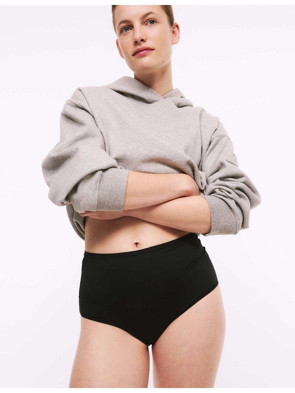 Marks & Spencer Mikroszálas derékalsó, látható szegély nélkül, 5 darabos kiszerelés Marks & Spencer black