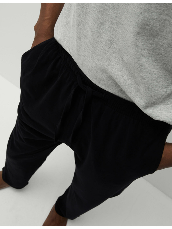 Marks & Spencer Férfi fekete és szürke Marks & Spencer pizsama