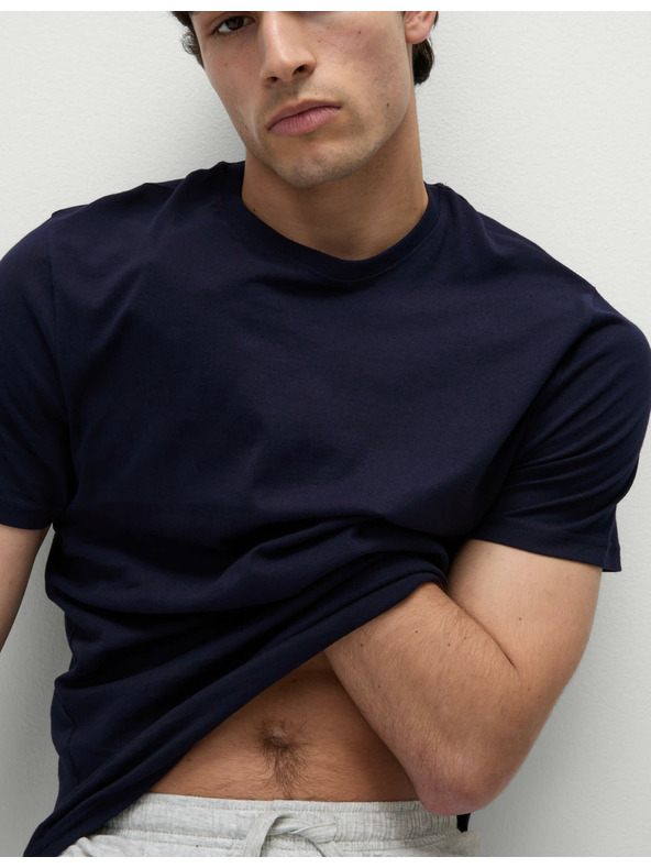 Marks & Spencer Marks & Spencer férfi szürke és kék pizsamakészlet