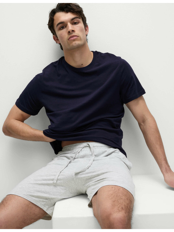 Marks & Spencer Marks & Spencer férfi szürke és kék pizsamakészlet