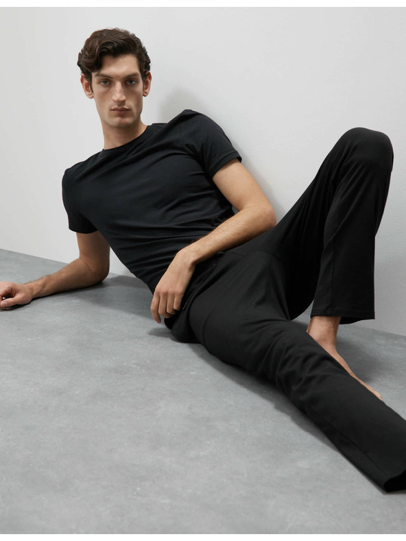 Marks & Spencer Fekete férfi Supima® pizsamanadrág Marks & Spencer Supima® pizsamanadrág