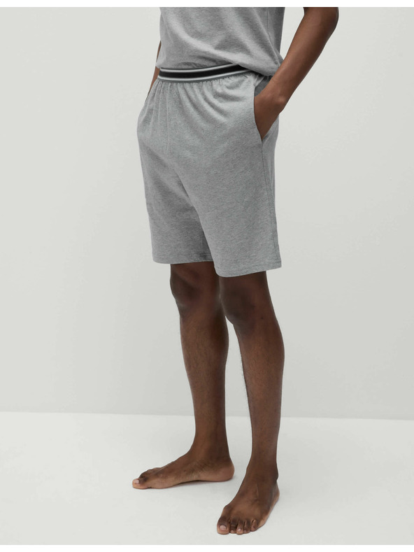 Marks & Spencer Két darab Marks & Spencer férfi szürke, tiszta pamutból készült pizsamanadrágból álló készlet