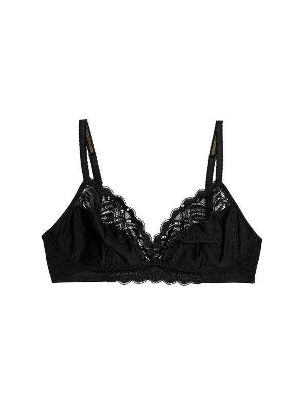 Marks & Spencer Amelia melltartó csipkével, teljes kosárral, merevítővel (A-E) Marks & Spencer fekete