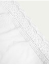 Marks & Spencer Öt darabos női chino nadrágkészlet csipkés részletekkel, fehér színben Marks & Spencer