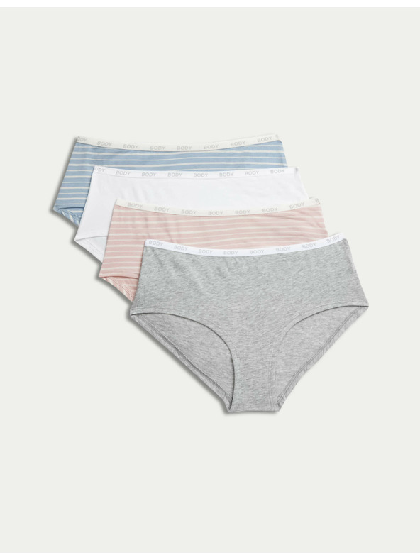 Marks & Spencer Négy női nadrágból álló készlet szürke, rózsaszín, fehér és kék színben Marks & Spencer