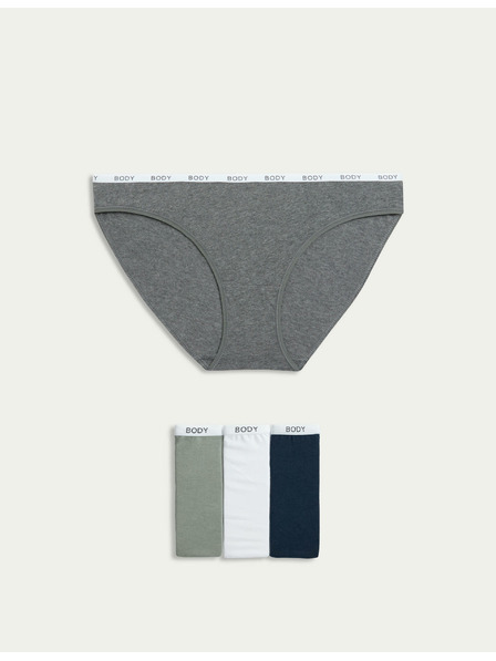 Marks & Spencer Négy női bugyi szürke, fehér és fekete színben Marks & Spencer