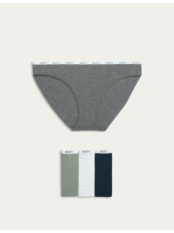 Marks & Spencer Négy női bugyi szürke, fehér és fekete színben Marks & Spencer