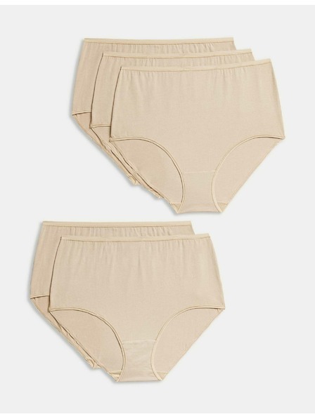 Marks & Spencer Marks & Spencer női ötrészes bugyiszett bézs színben