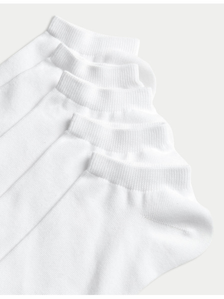 Marks & Spencer 5 pár sportzokni Cool & Fresh™ technológiával Marks & Spencer fehér