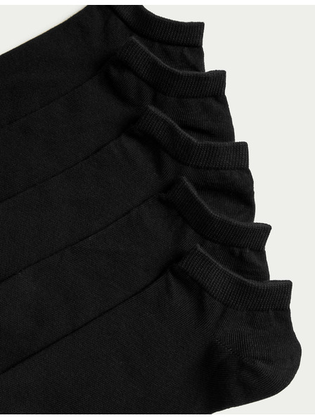 Marks & Spencer 5 pár Marks & Spencer Cool & Fresh™ sportzokni fekete színben