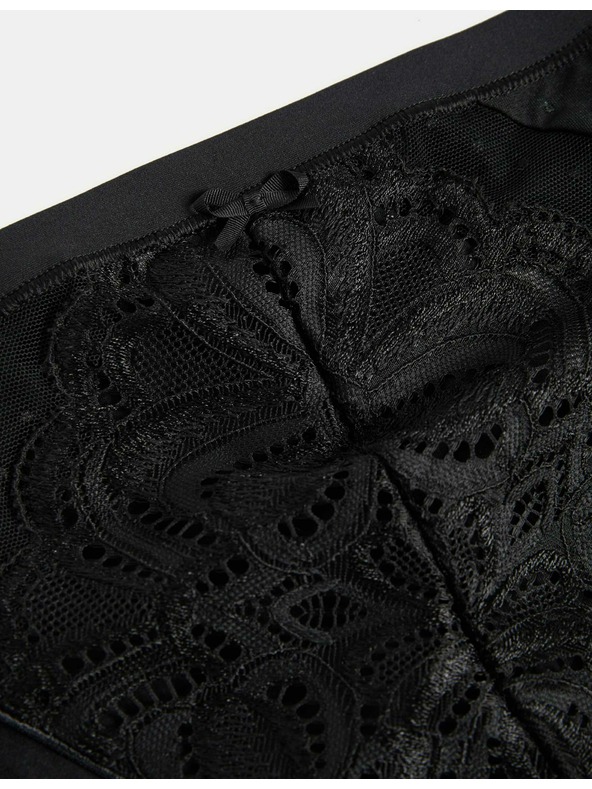 Marks & Spencer Amelia magasan kivágott csipke bugyi, 3 csomag Marks & Spencer fekete