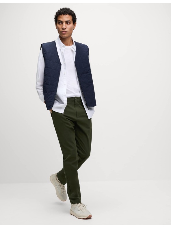 Marks & Spencer The Ultimate Marks & Spencer zöld színű, vékony szabású chino nadrág