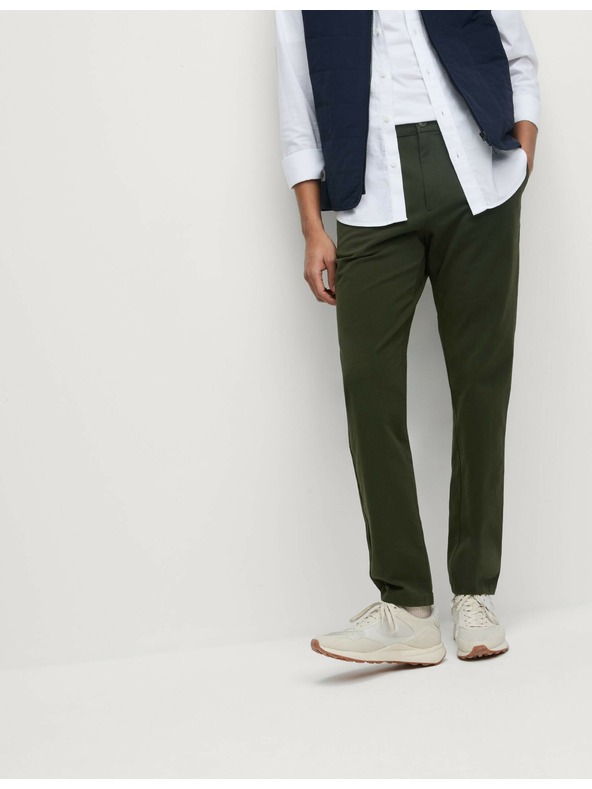 Marks & Spencer The Ultimate Marks & Spencer zöld színű, vékony szabású chino nadrág