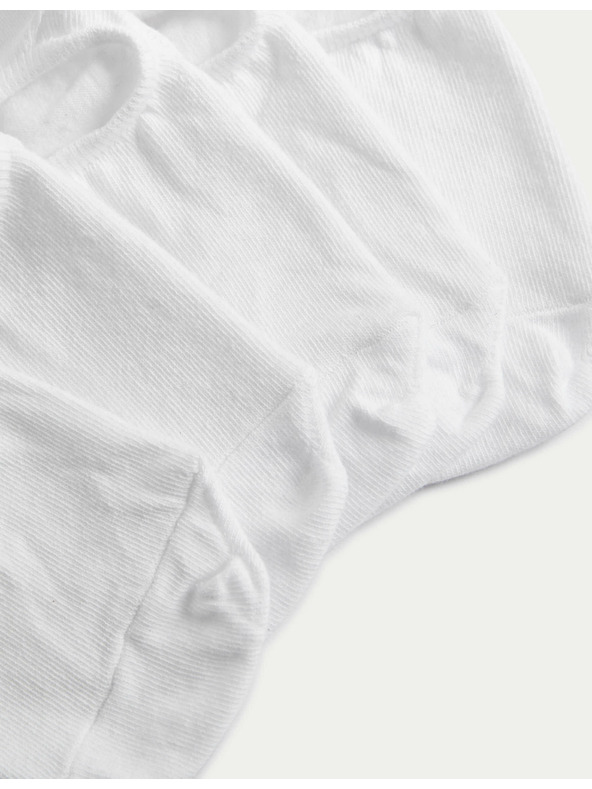 Marks & Spencer Trainer Liners™ rövid zokni Cool & Fresh™ technológiával, 5 pár csomagban Marks & Spencer fehér