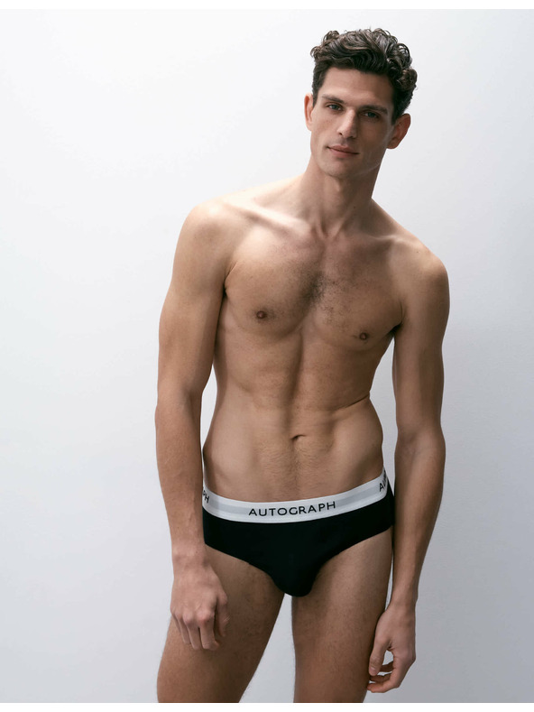 Marks & Spencer Supima® pamutból és modálból készült alsónadrág, 5 db Marks & Spencer fekete