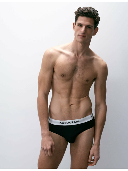 Marks & Spencer Supima® pamutból és modálból készült alsónadrág, 5 db Marks & Spencer fekete