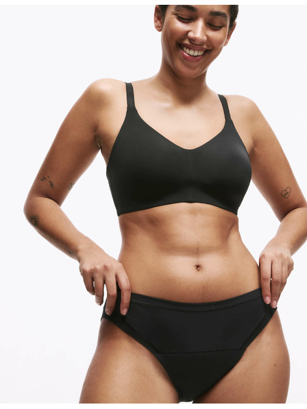 Marks & Spencer Magas nedvszívó képességű menstruációs bikinialsó, 3 db Marks & Spencer fekete