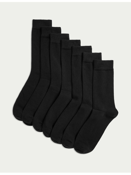 Marks & Spencer Hét fekete férfi zokni készlet a Marks & Spencertől