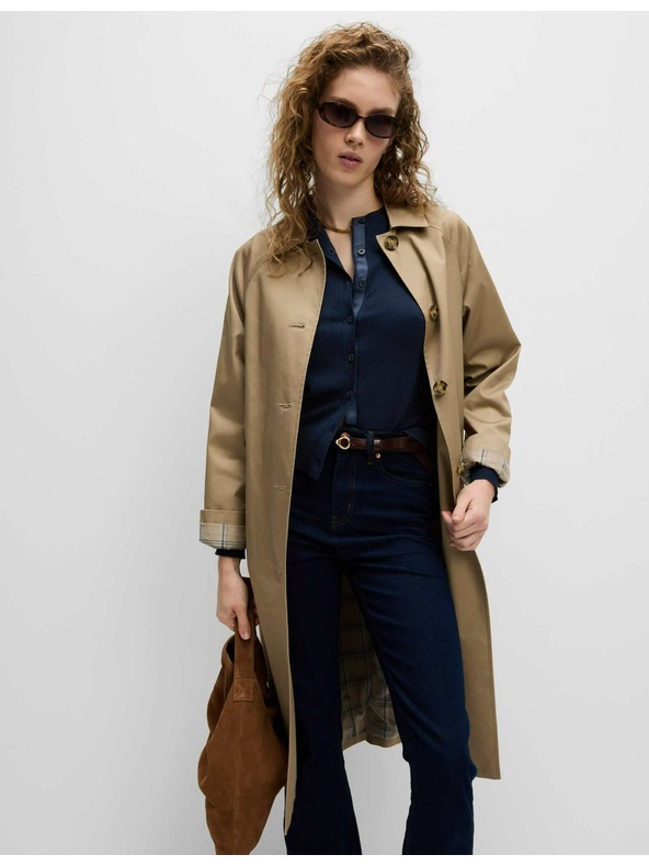 Marks & Spencer Marks & Spencer tengerészkék, kerek nyakú kardigán, elöl gombokkal