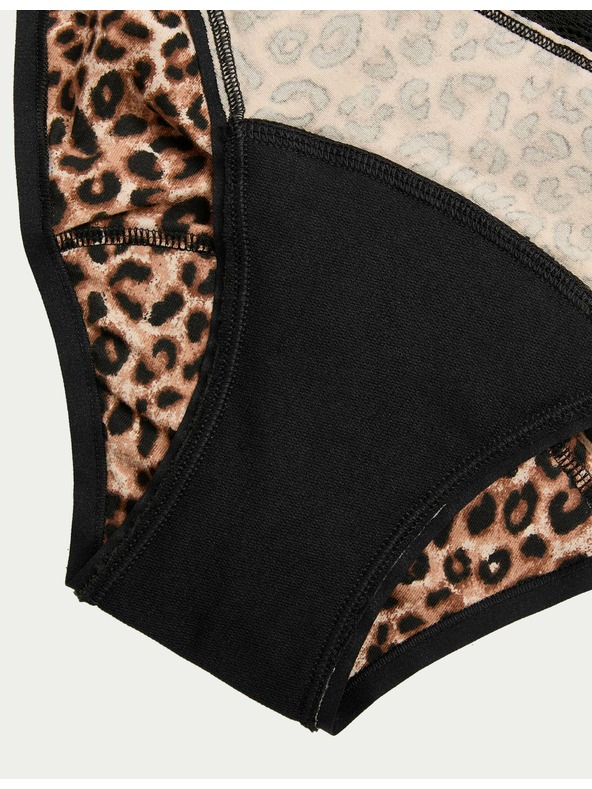 Marks & Spencer Magas nedvszívó képességű menstruációs bikinialsó, 3 db Marks & Spencer fekete