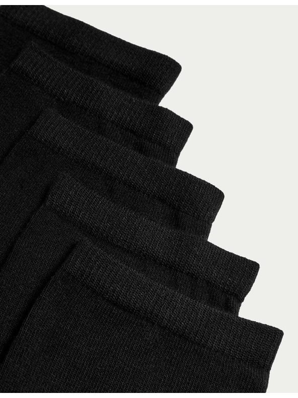 Marks & Spencer 5 pár Sumptuously Soft™ Marks & Spencer bokazokni fekete színben