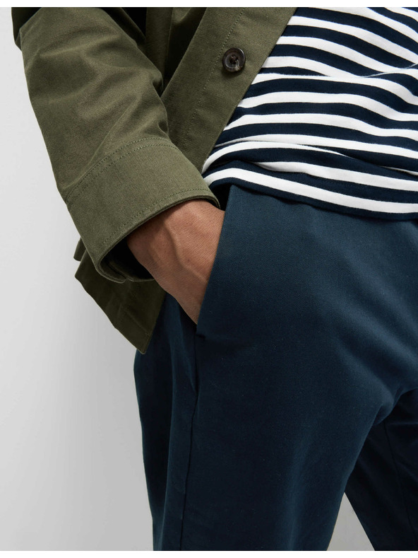 Marks & Spencer The Ultimate Chino Trousers Marks & Spencer tengerészkék