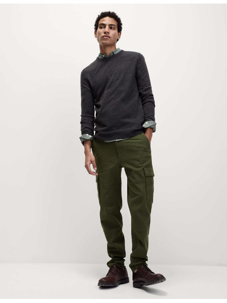 Marks & Spencer Stretch zsebes nadrág, enyhén szűkített szabású Marks & Spencer zöld