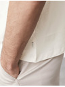 Marks & Spencer Prémium pamut póló, slim fit Marks & Spencer piszkosfehér