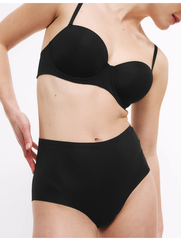 Marks & Spencer Varrásmentesen szegett rövidnadrág magas derékkal, 3 db csomag Marks & Spencer fekete