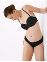 Marks & Spencer Láthatatlan brazil varrásmentes alsó, 3 db csomag Marks & Spencer fekete