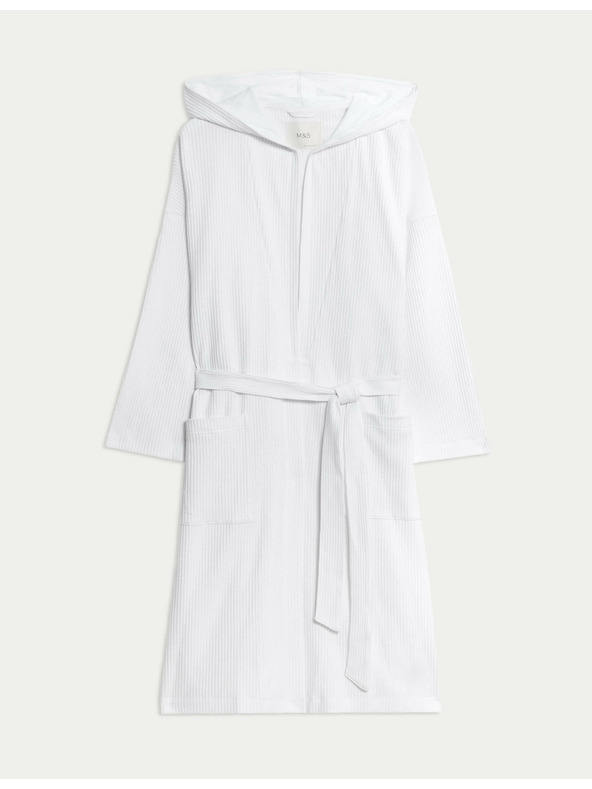 Marks & Spencer Kényelmes jersey anyagú fürdőköpeny waffle mintázattal Marks & Spencer