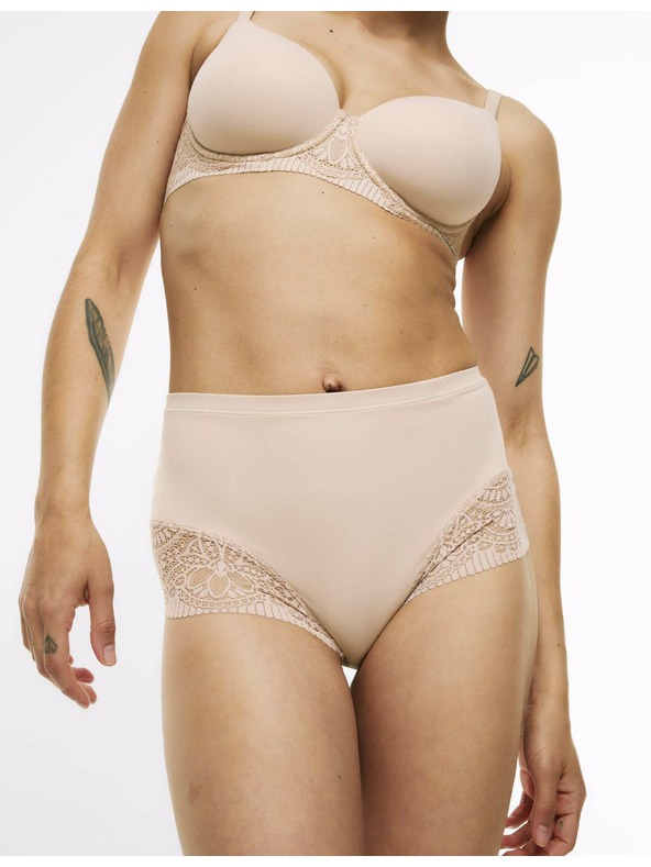 Marks & Spencer Body Soft™ derekú alsónadrág, 3 db-os csomag Marks & Spencer bézs