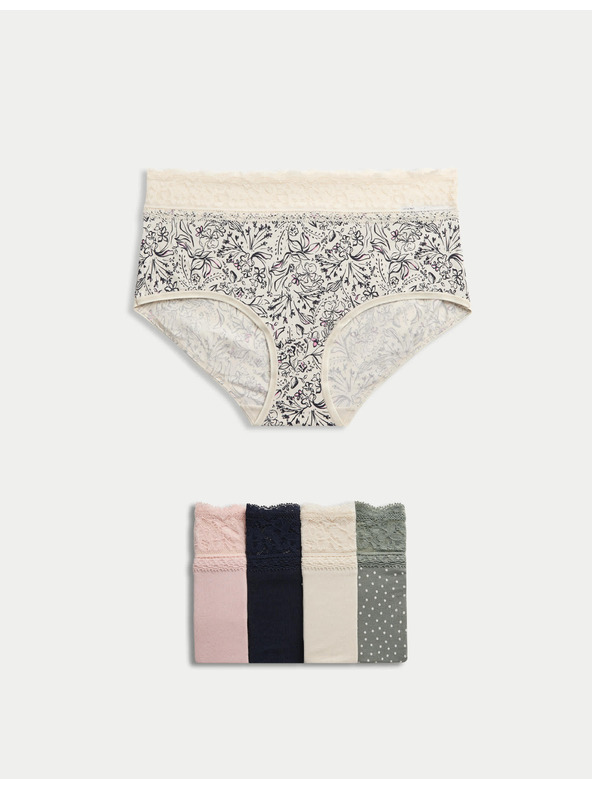 Marks & Spencer Magas derekú rövidnadrág 5 db Marks & Spencer zöld