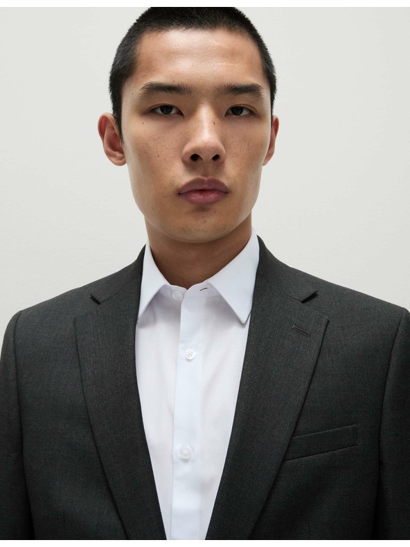 Marks & Spencer Karcsúsított szabású ing, könnyen vasalható Marks & Spencer fehér