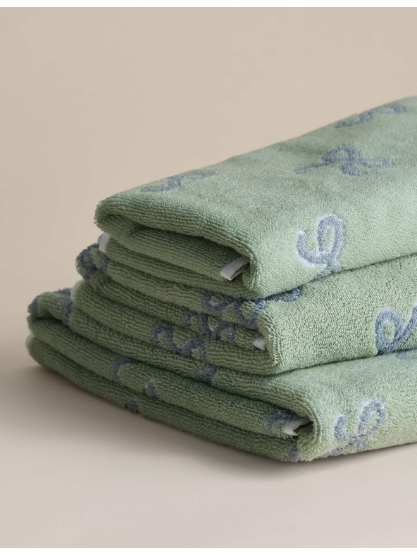 Marks & Spencer Masnis törölköző 100% pamutból Marks & Spencer zöld