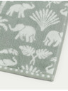 Marks & Spencer Elefántos és pálmafás mintás törölköző 100% pamutból Marks & Spencer zöld