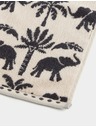 Marks & Spencer Elefántos és pálmafás mintás törölköző 100% pamutból Marks & Spencer szürke