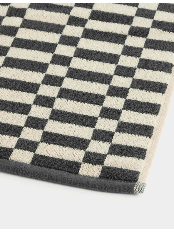 Marks & Spencer Geometriai mintás törölköző 100% pamutból Marks & Spencer szürke