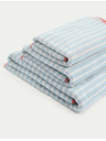 Marks & Spencer Csíkos törölköző 100% pamutból Marks & Spencer kék