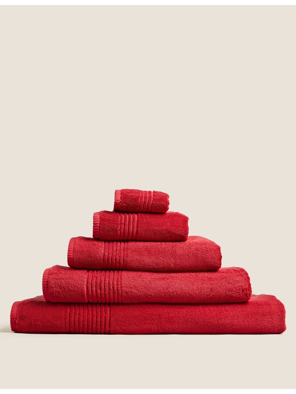 Marks & Spencer Luxus törölköző egyiptomi pamutból Marks & Spencer piros