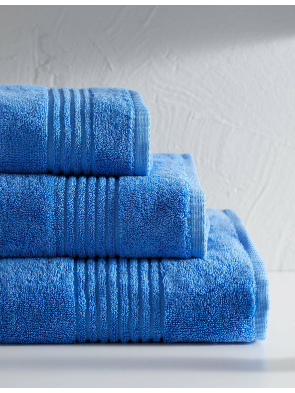 Marks & Spencer Luxus törölköző egyiptomi pamutból Marks & Spencer kék