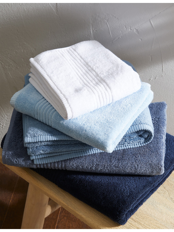 Marks & Spencer Luxus törölköző egyiptomi pamutból Marks & Spencer tengerészkék