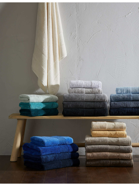 Marks & Spencer Luxus törölköző egyiptomi pamutból Marks & Spencer tengerészkék